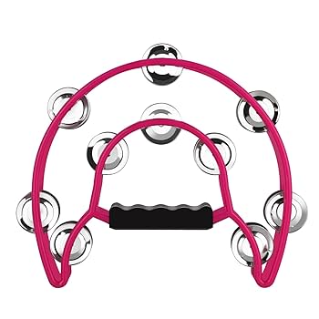 Amazon.com: EastRock Double Row Tambourine,Metal Jingles